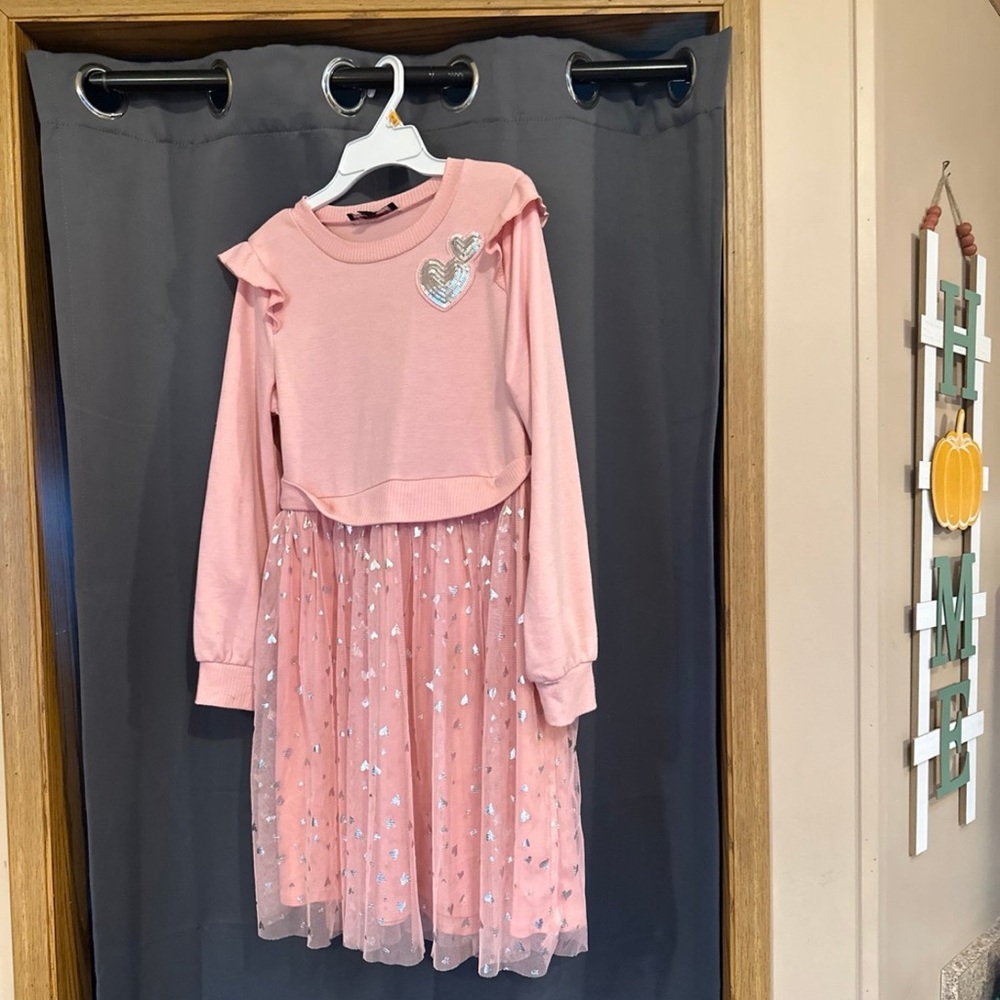 Pink dress for girl